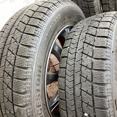 軽自動車用　ブリザック　155/65R13 スタットレス　4本アルミ付きセット❗️美品❗️の画像