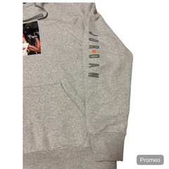 ✨希少・美品✨ NIKE フォトプリント グレー パーカー 2XL JORDANの画像