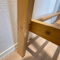 コーナン　木製ハンガーラックの画像