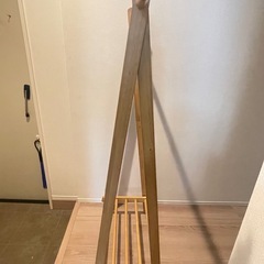 コーナン　木製ハンガーラックの画像