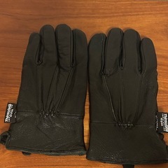 メンズ 手袋 本革 黒 の画像