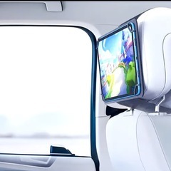 ★【ヘッドレスト用タブレットマウント - フレキシブルで滑り止めのデザイン調整可能なストラップ付き】★新品未使用★の画像