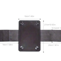 ★【ヘッドレスト用タブレットマウント - フレキシブルで滑り止めのデザイン調整可能なストラップ付き】★新品未使用★の画像