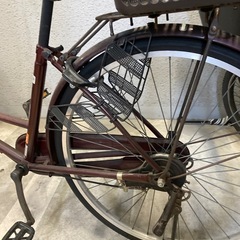 デカカゴ付き自転車　ママチャリの画像