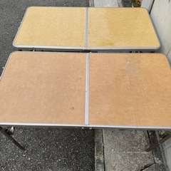 中古●アウトドア テーブル 2卓セット●SOUTHERNPORTの画像