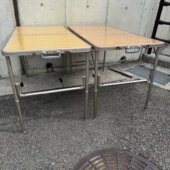 中古●アウトドア テーブル 2卓セット●SOUTHERNPORTの画像