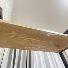 LIFELEX ラック一体型 ＯＡデスク　アイアン の画像