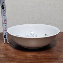 お取引中【あげます】サラダカフェの大皿(深)×2枚の画像