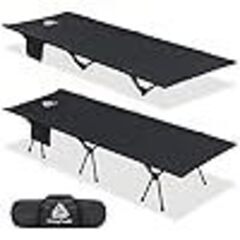 キャンプ アウトドア ベッドの画像