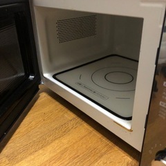 ツインバード　ミラーガラスフラット電子レンジ　の画像