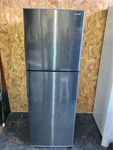【中古】引取歓迎　¥14300 シャープ　2ドア冷蔵庫