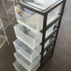 【リサイクルショップどりーむ荒田店】No.5093 ５段収納 小物収納 洋服収納の画像