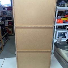 3段　カラーボックス　棚　収納　便利　マルチ収納　整理　教科書　本　2点あります。　W420×D290×H890　中古　③の画像