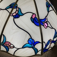 美原店 タキズミ ステンドグラス風 ペンダントライト 2006年製 洋風　照明器具の画像