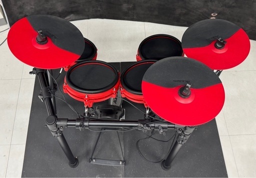 赤い電子ドラム ALESIS NITRO MESH  Special Edition