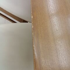 リユースのサカイ栃木店★ジモティ割あり★ NITORI ダイニングセット　ニトリ ロレイン２ ライトブラウン W135×D80×H70 クリーニング済み TC11368の画像