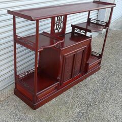 昭和レトロ💖茶箪笥💖幅146×奥35×高99㎝💖の画像