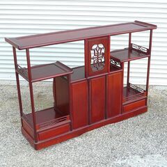 昭和レトロ💖茶箪笥💖幅146×奥35×高99㎝💖の画像