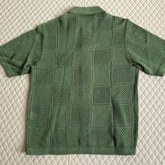 ＧＵ ウオッシャブルメッシュニットシャツ(メンズ)の画像