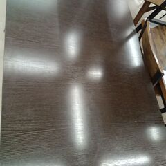 リユースのサカイ栃木店★ジモティ割あり★  テーブル ダークブラウン×グレー W120×D80×H72 クリーニング済み TC11369の画像