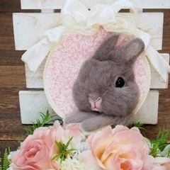 ［新大阪］うさぎ羊毛フェルト教室 milimili ミリミリの画像