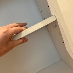 本やフィギュアを沢山並べられる！本棚チェストタンス収納ラック四段4段高さ調整白い棚ホワイトオシャレインテリアの画像