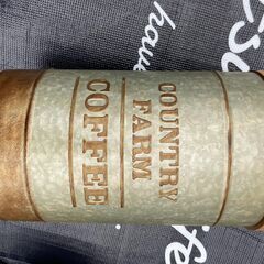 バケツ型収納 金属製 円筒型 カントリーファームコーヒーの画像