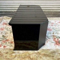 テレビ台★木製★ガラス★ぶらブラックの画像