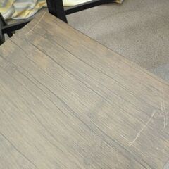 現状特価品！ アイアンフレーム ダイニングチェア 木目調 ブラウン×ブラック 椅子 カフェ風 インダストリアル　西岡店の画像