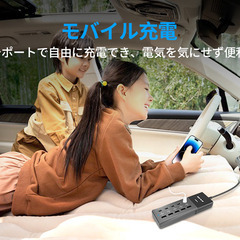 【新品】カーチャージャー 車載充電器 USB充電器 EcoPlay EP001 USB出力 (5V/2.4A) 2ポート 同時充電 最大120W 急速充電 50cmケーブル Eco Play EP2400/EP3300 専用設計 ポータブル電源対応 スマートIC 過充電防止の画像