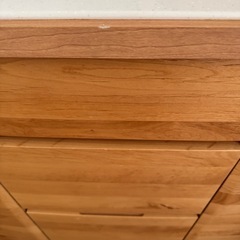 アルダー天然木アールデザインシリーズ カウンター 幅120cmの画像