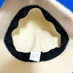 【新品 / シャンブル】 ホワイト クローシュハット バケットハット レディ－スの画像