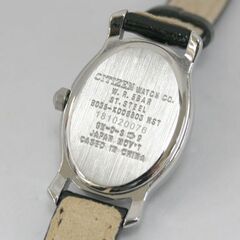 ジャンク扱い 要二次電池交換 CITIZEN CLETIA エコドライブ CLB37-1674 3針 レディース シェル文字盤 取扱説明書付属 札幌市 清田区 平岡の画像