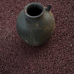 陶器　かめ壺・花差しの画像