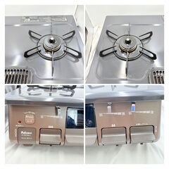 【❗️✨高年式✨❗️】🔥パロマ LPガスコンロ IC-S87BM-L（2023年製）水無し片面グリル付き🔥の画像