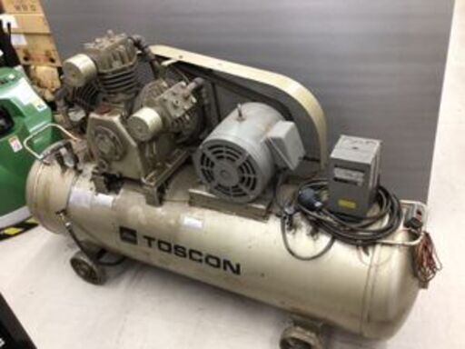 【エコツール知立店】〇東芝 200ｖ コンプレッサー GW6-55T4【愛知県/名古屋市/知立市/半田市/岡崎市/工具】【ITSEWYS9KFM8】★ 出張買取 も好評受付中！
