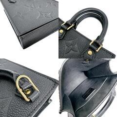 ルイヴィトン M81417 ショルダーバッグ ブラック  LOUIS VUITTON プティット・サックプラ モノグラムの画像