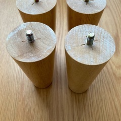 木製脚 ナチュラル 4本セット 13cm M8の画像