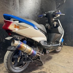 ★支払い総額8.8万円★買取強化中！査定無料♪ヤマハ シグナスX2型 SE44J 社外マフラー！フェンダーレス！LEDヘッドライト！！の画像