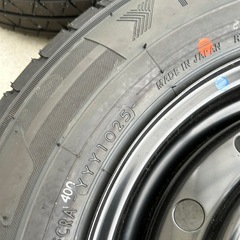 スズキエブリイ DA17V(2025年製)純正タイヤホイールセット4本 新車外しの画像