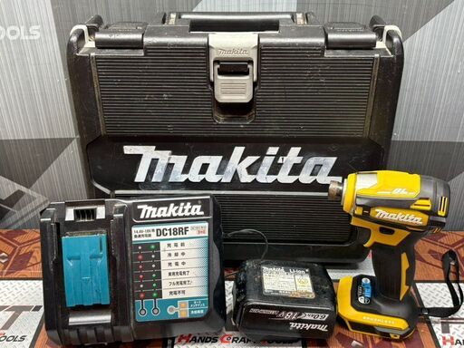 【中古】マキタ Makita TD172D 充電式インパクトドライバ 18V バッテリ×1・充電器付き【ハンズクラフト佐賀】