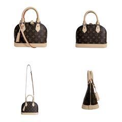 ルイヴィトン M46990 ハンドバッグ ブラウン  LOUIS VUITTON アルマBB モノグラムの画像