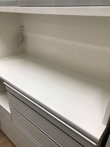 ジャングルジャングル広陵店】松田家具 キッチンボード ホワイト