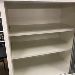 【ジャングルジャングル広陵店】松田家具　キッチンボード　ホワイトの画像