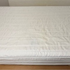 MUJI 無印良品 脚付 ベット マットレス・高密度ポケットコイル・シングル（洗えるカバー）の画像