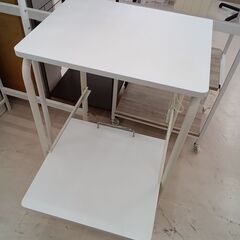 リユースのサカイ栃木店★ジモティ割あり★  レンジ台 ホワイト W48×D41.5×H89.5 クリーニング済み TC11382の画像