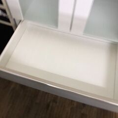 【ジャングルジャングル広陵店】ニトリ　食器棚　ホワイトの画像