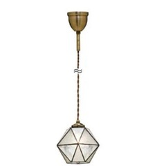 新品未使用　ペンダントライト　ステンドグラスの画像