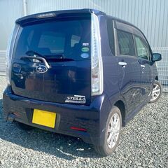 【自社ローン＆リース】で乗れます🚗＜保証人不要＞ブラック・事情アリでもOKです！ローンが組めない方の強いミカタ💕『月々格安』車検2年付き！　ステラカスタム　4WD　修復歴なし　冬タイヤサービス♪の画像