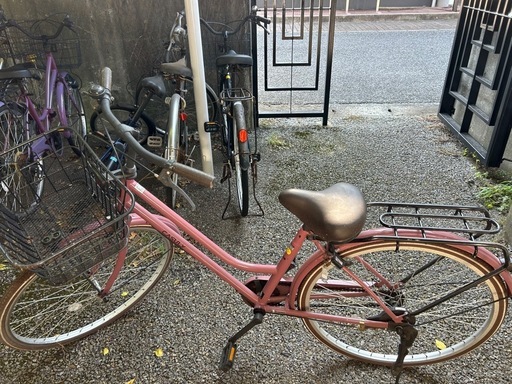 アサヒ　シティサイクル 自転車 26インチ ピンク